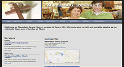 Desktop Screenshot of abundantgracenh.com