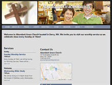 Tablet Screenshot of abundantgracenh.com